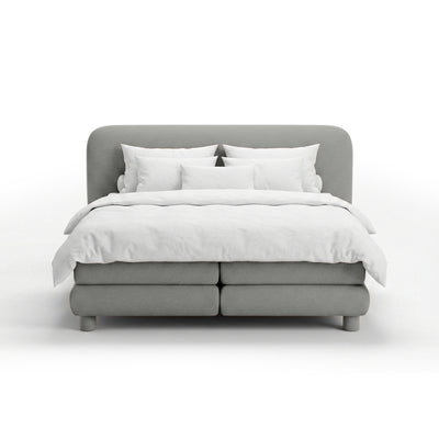 Portela Continental Divan Bed with a Rounded Headboard, Modern Organic Style – photo 7