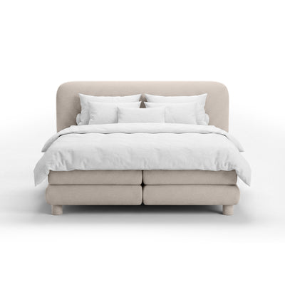Portela Continental Divan Bed with a Rounded Headboard, Modern Organic Style – photo 34