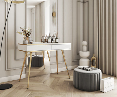 Meva Dressing Table 102x80 cm, Modern Classic Style – in a room setting