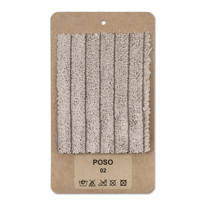 Échantillon de tissu Velours côtelé Pierre sable (POSO 02)