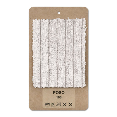 Échantillon de tissu Velours côtelé Crème lin (POSO 100)
