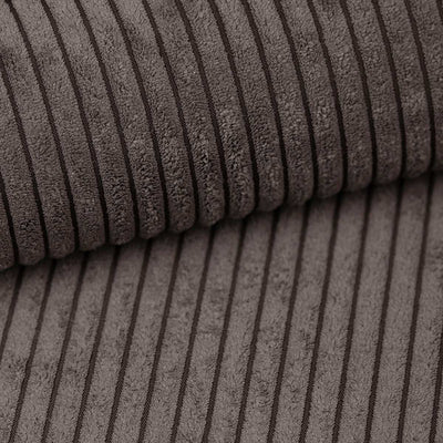 Échantillon de tissu Côtelé Graphite brun (POSO 120)