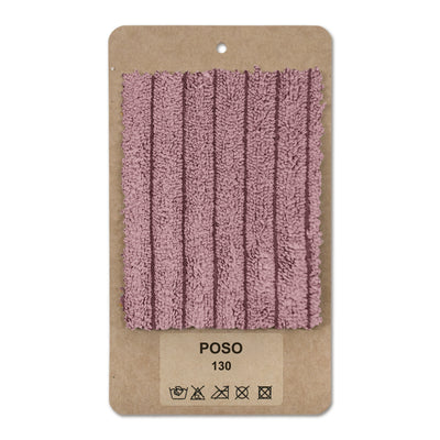 Échantillon de tissu Côtelé Brun rosé poudré (POSO 130)