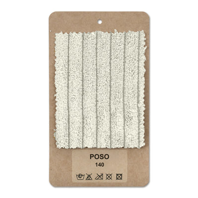 Échantillon de tissu Côtelé Lin gris (POSO 140)