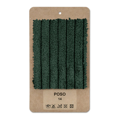Échantillon de tissu Côtelé Vert forêt (POSO 14)