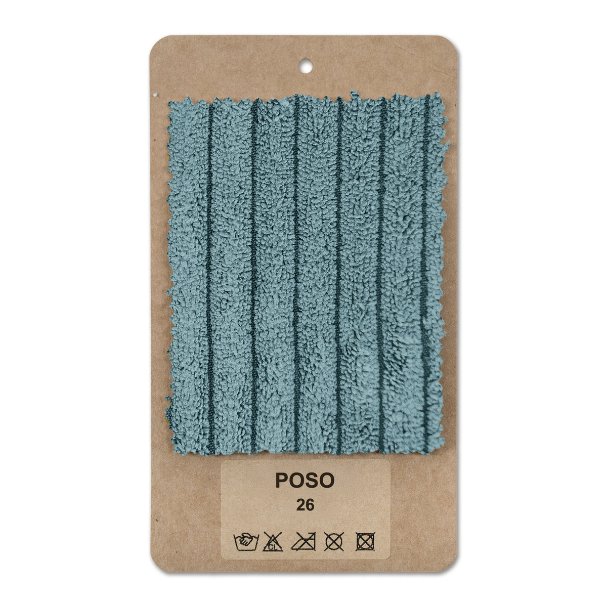 Fabric sample Corduroy Cold Mint (POSO 26)