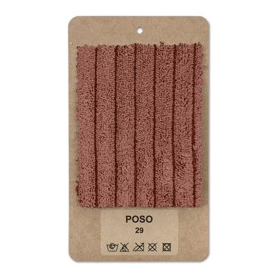 Échantillon de tissu Côtelé Chaleur brique (POSO 29)