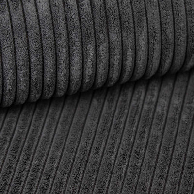 Échantillon de tissu Côtelé Anthracite (POSO 34)
