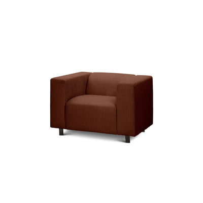 July Armchair 95 cm, Scandinavian Style – Espresso (POSO 39)