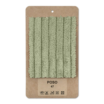 Échantillon de tissu Côtelé Gris-vert (POSO 47)