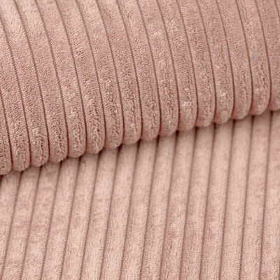 Échantillon de tissu Côtelé Rose poudré (POSO 52)