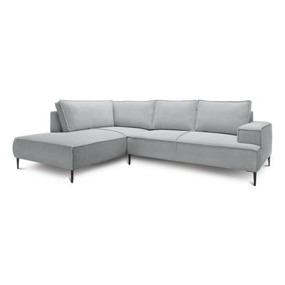 May 4 Seater Corner Sofa 275 cm – Gray Bamboo (POSO 55), Left-hand facing
