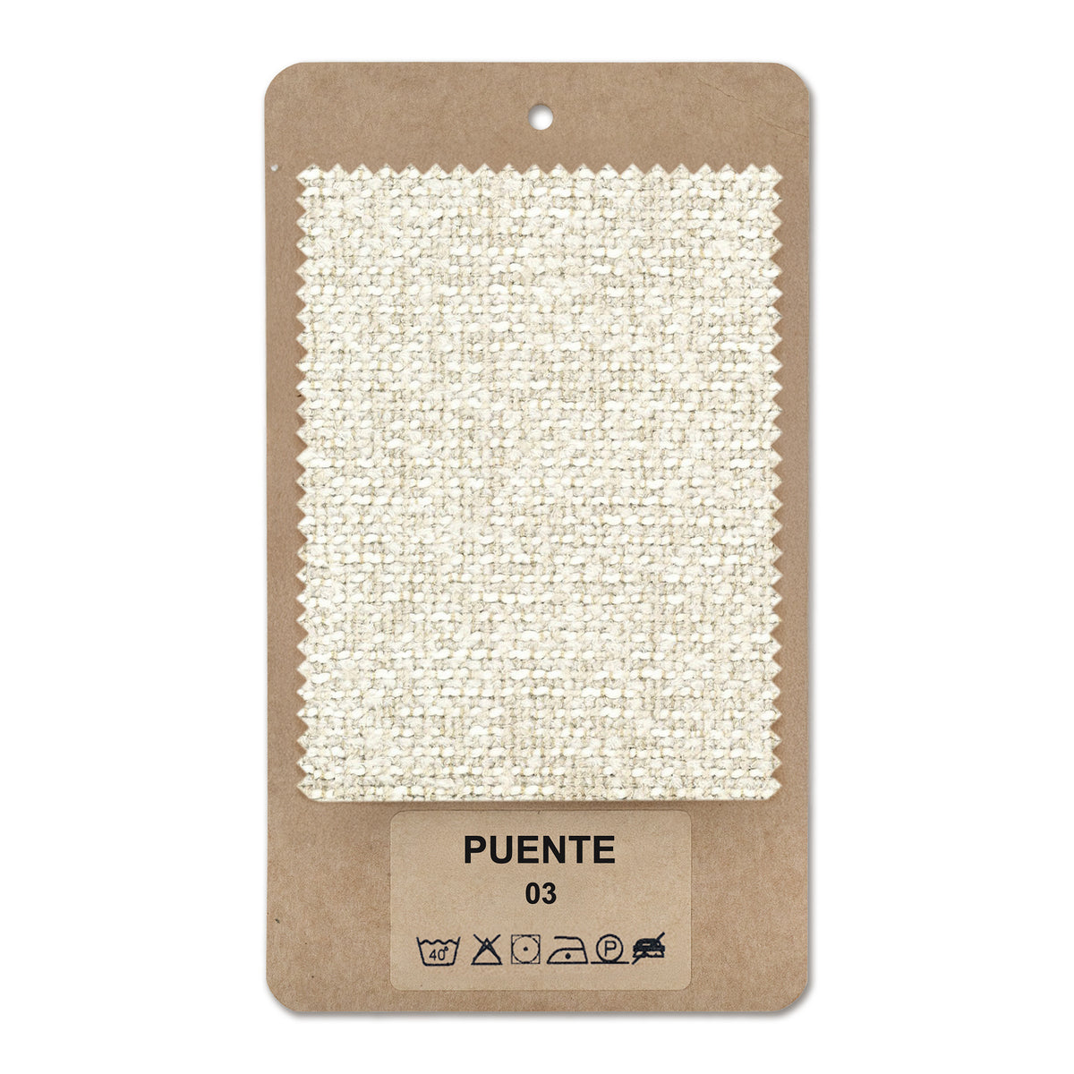 Fabric sample PUENTE Pearl Morning White (PUENTE 03)