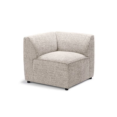 BRICK Modular Sofa Module M Right – Porcelain Beige (BELLA 05)