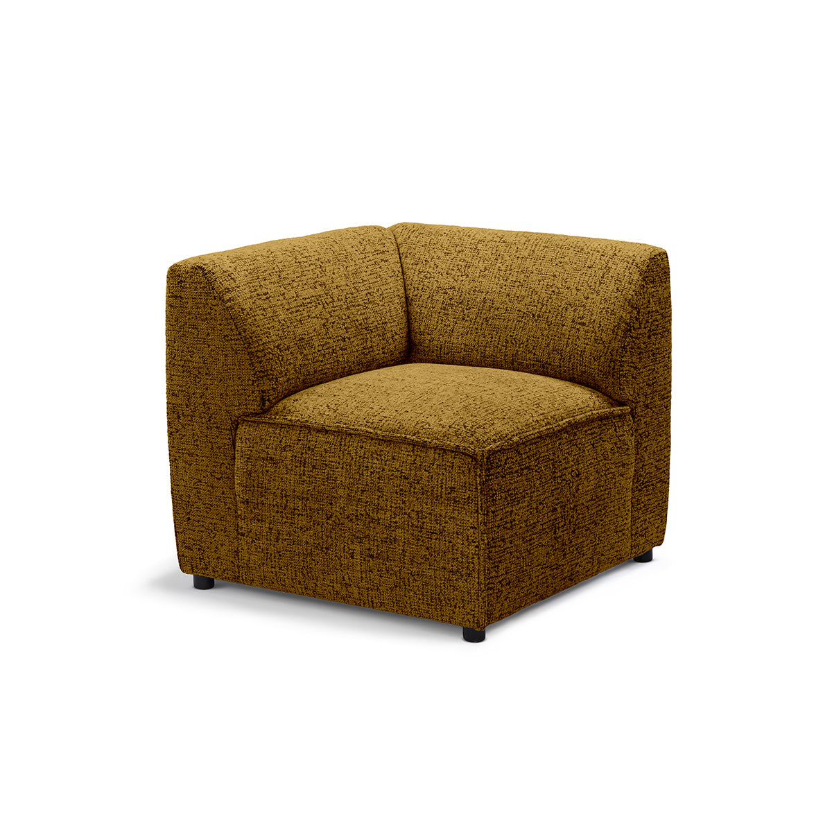 BRICK Modular Sofa Module M Right – Golden Oak (BELLA 45)