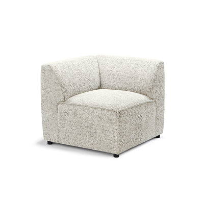 BRICK Modular Sofa Module M Right – Cream Parchment (BELLA 50)