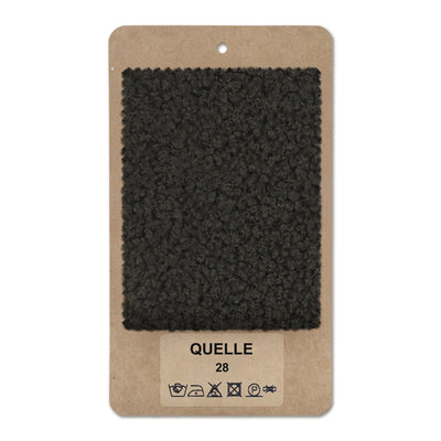 Échantillon de tissu QUELLE Profondeur corbeau (QUELLE 28)