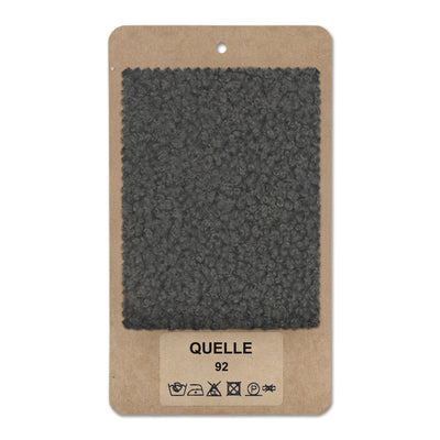 Échantillon de tissu QUELLE Hématite foncée (QUELLE 92)
