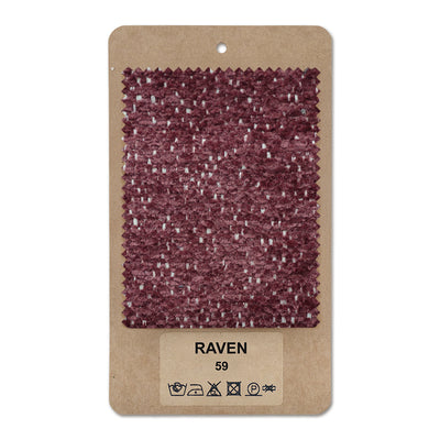 Échantillon de tissu RAVEN Vin rouge (RAVEN 59)