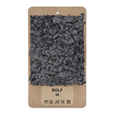 Échantillon de tissu Rolf Ébène noir (ROLF 08)