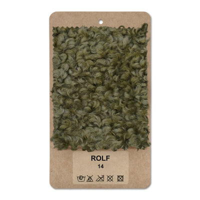 Échantillon de tissu Rolf Vert olive (ROLF 14)