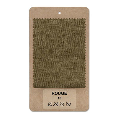 Échantillon de tissu ROUGE Gris olive (ROUGE 10)