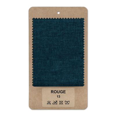 Échantillon de tissu ROUGE Bleu abyssal (ROUGE 13)