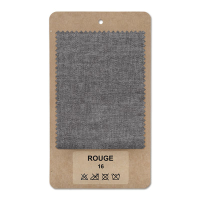 Échantillon de tissu ROUGE Gris cendré fumé (ROUGE 16)