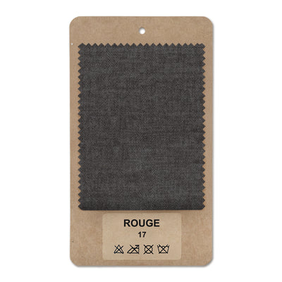 Échantillon de tissu ROUGE Nuit d’acier (ROUGE 17)