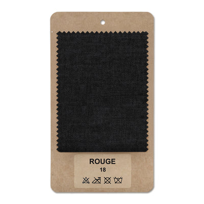 Échantillon de tissu ROUGE Diamant noir (ROUGE 18)