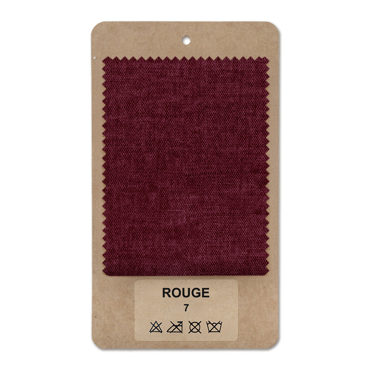 Fabric sample ROUGE Burgundy Wine (ROUGE 07)