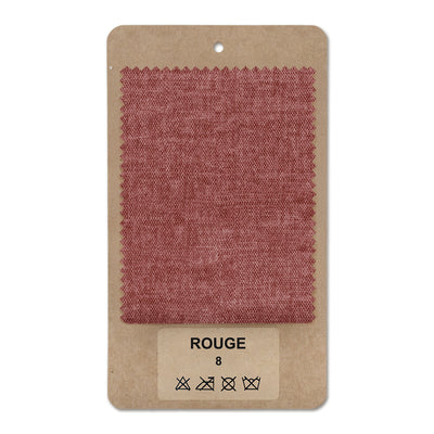 Échantillon de tissu ROUGE Rose sauvage (ROUGE 08)