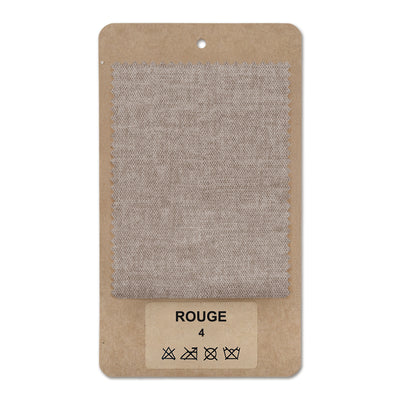 Échantillon de tissu ROUGE Poussière de quartz (ROUGE 04)