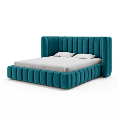 Gianda Upholstered Ottoman Bed with Vertical Tufting and Storage, Modern Soft Style – photo 8