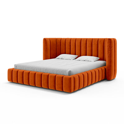 Gianda Upholstered Ottoman Bed with Vertical Tufting and Storage, Modern Soft Style – photo 14