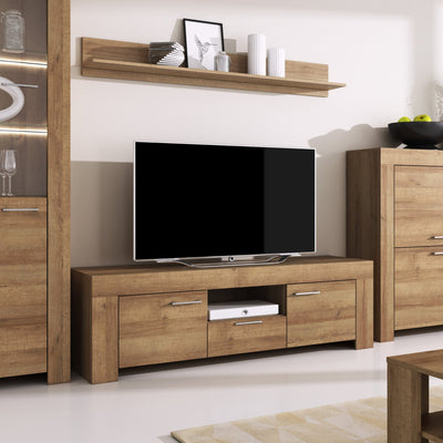 Gorky TV Unit Set with Shelf 155x50 + 155x20, Modern Style – photo 7