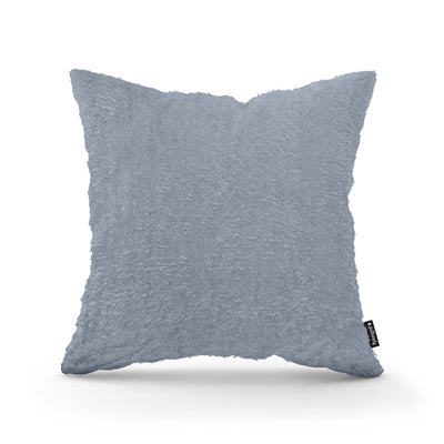 Plush Decorative Cushion 45x45 cm, Glamour Style – 100% PES Plush, Soft Texture – Ocean Mist (SORRISO 07)