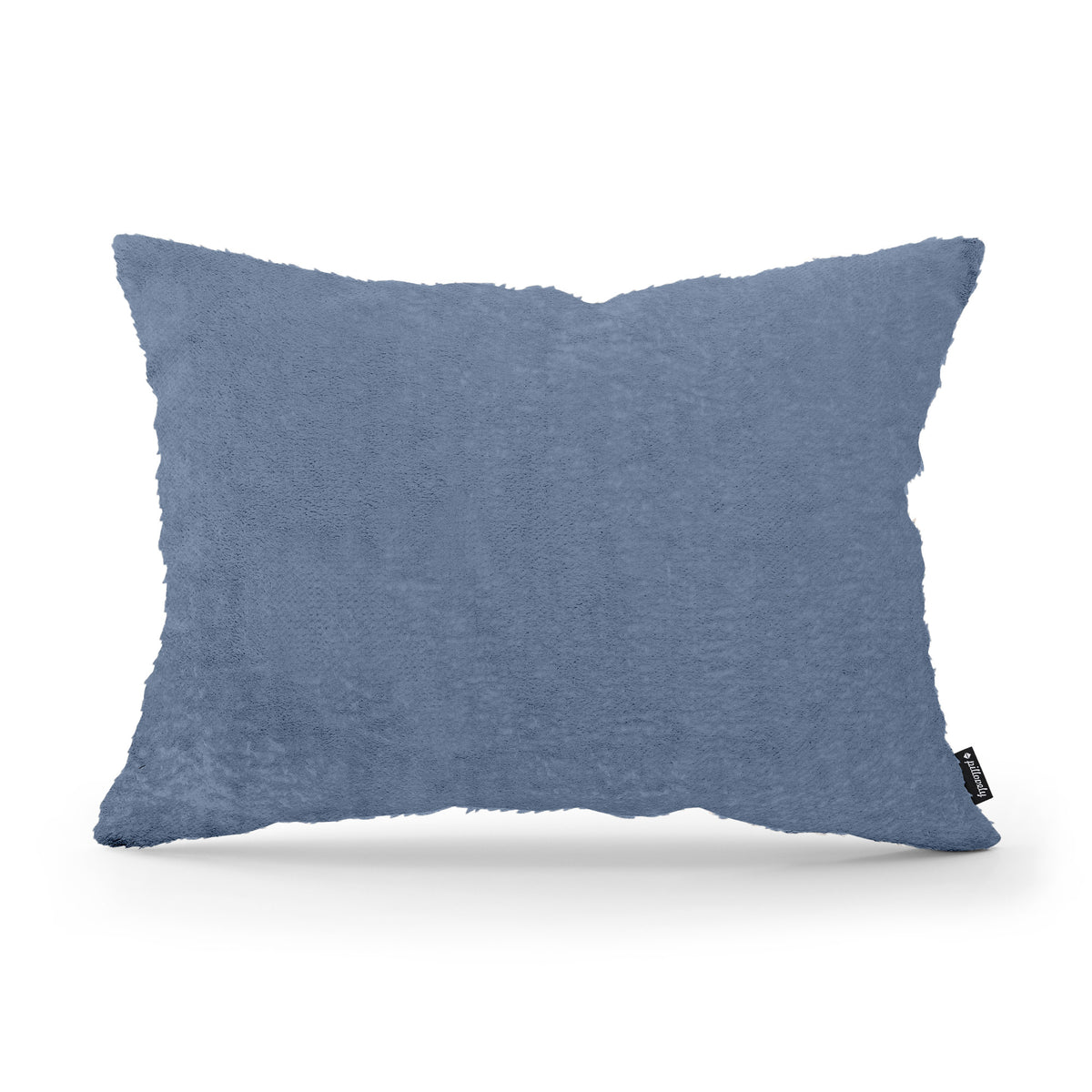 Plush Decorative Cushion 40x55 cm, Glamour Style – Steel Blue (SORRISO 14)