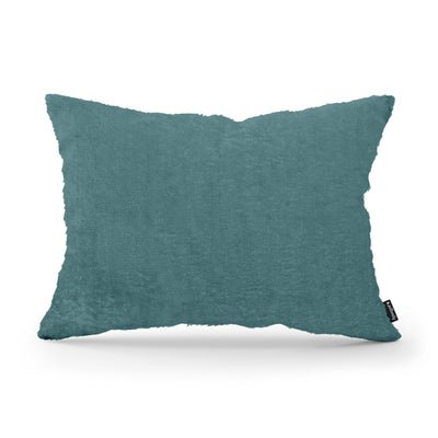 Plush Decorative Cushion 40x55 cm, Glamour Style – Sea Patina (SORRISO 17)