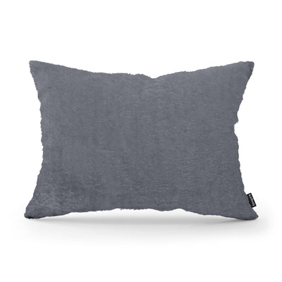 Plush Decorative Cushion 40x55 cm, Glamour Style – Graphite Glow (SORRISO 20)