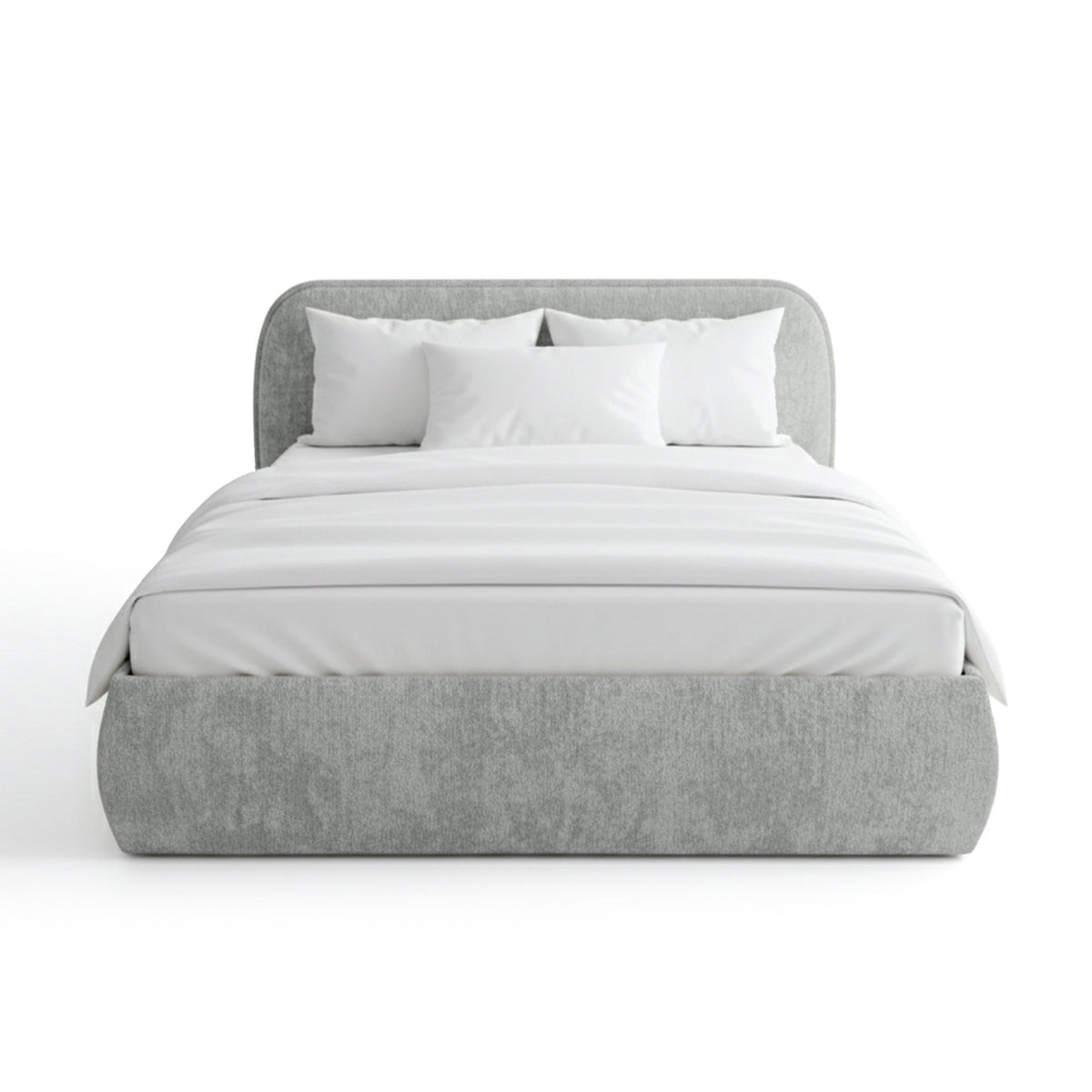 Eterial Upholstered Ottoman Bed with Storage, Soft Modern Style – photo 6