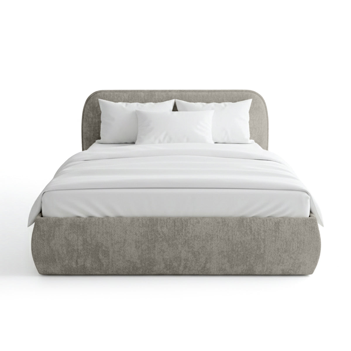 Eterial Upholstered Ottoman Bed with Storage, Soft Modern Style – photo 34