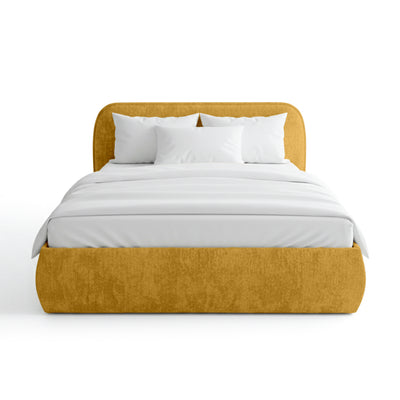 Eterial Upholstered Ottoman Bed with Storage, Soft Modern Style – photo 35