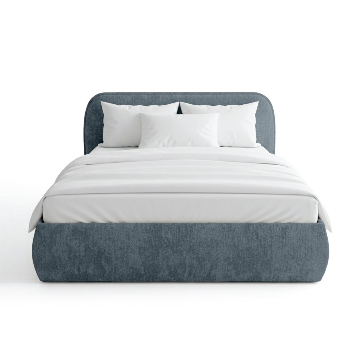 Eterial Upholstered Ottoman Bed with Storage, Soft Modern Style – photo 18