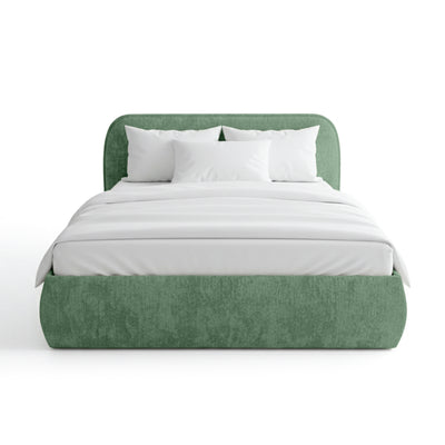 Eterial Upholstered Ottoman Bed with Storage, Soft Modern Style – photo 12