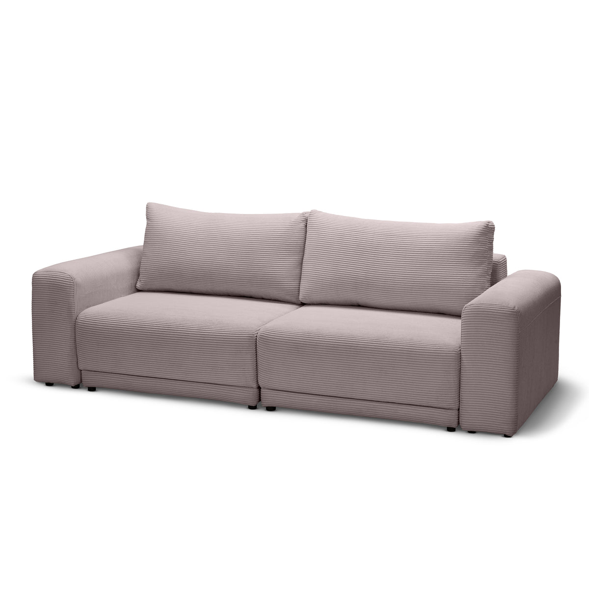 Zoria Sofa Bed 145 × 203 with Storage, Modern Style – Tawny Glass (POSO 145)