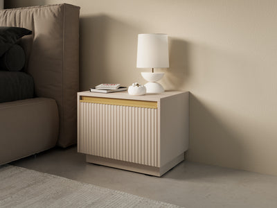 Westa Bedside Table 54x42 cm, Glamour Style – photo 4