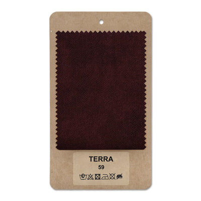 Échantillon de tissu TERRA Velours vineux (TERRA 59)
