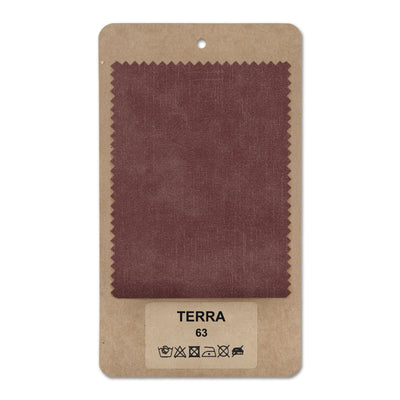 Échantillon de tissu TERRA Prune rouille (TERRA 63)