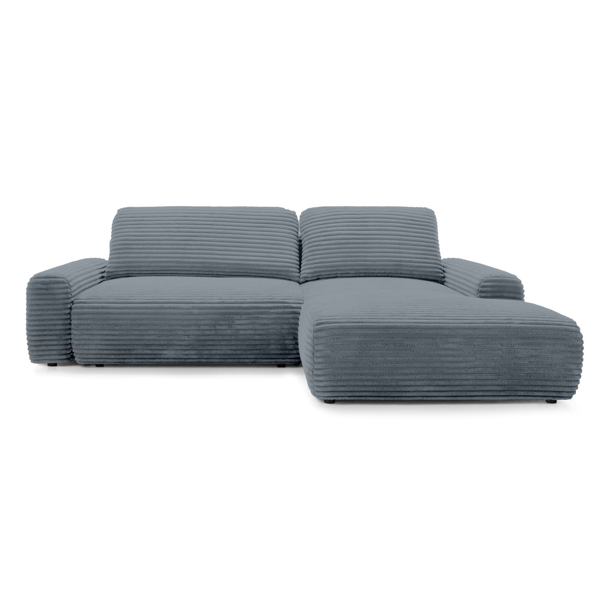 Dori Corner Sofa Bed with Storage 125x200, Modern Style – Right-sided, Morning Graphite (TILIA 85)